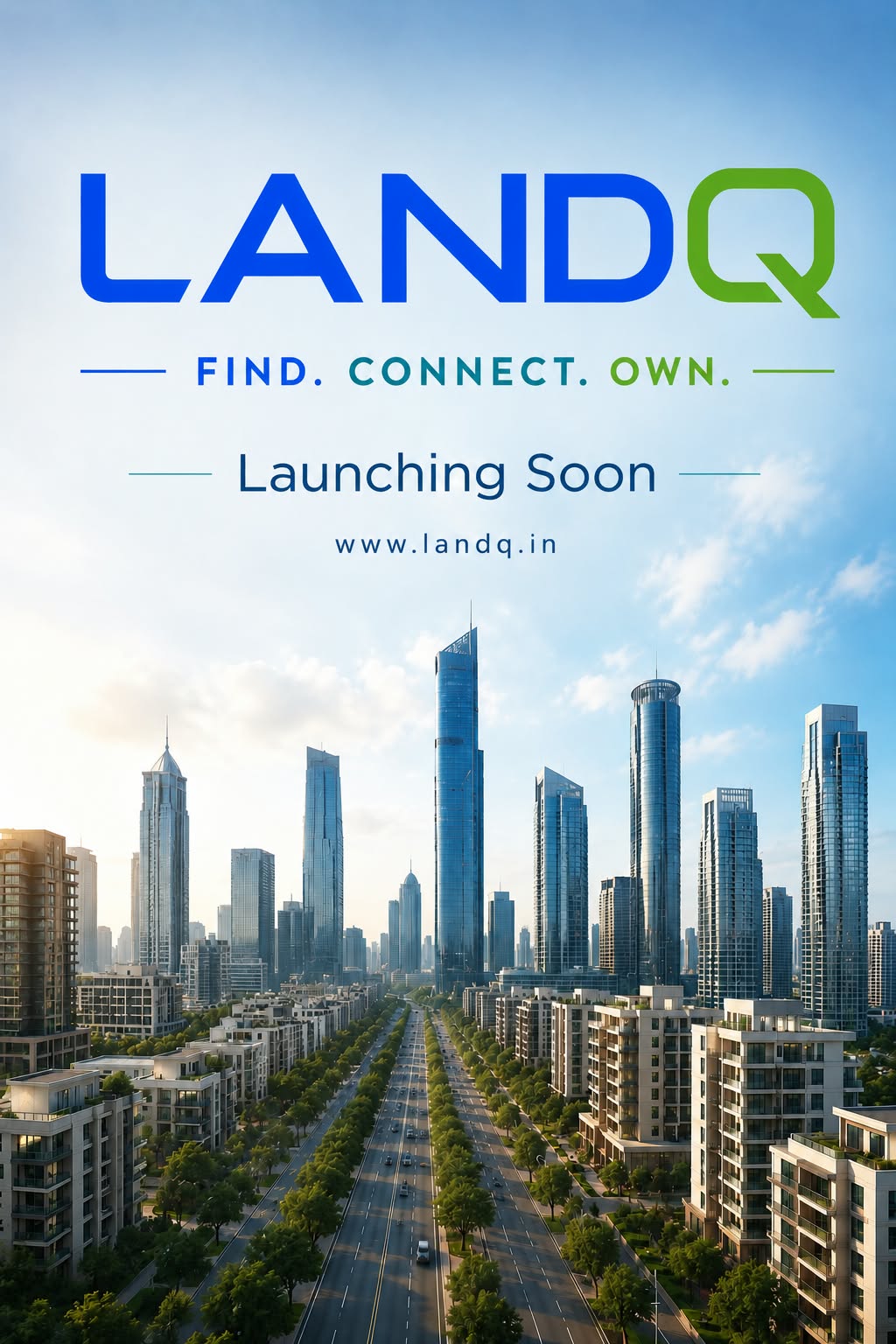 LANDQ — Find. Connect. Own. Launching Soon